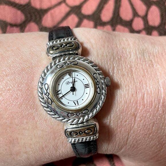 Brighton Cody watch with reversible brown/black leather strap main image 9